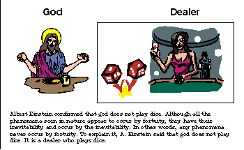 The god rolls the dice.